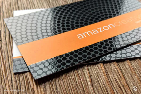 100 بطاقة عمل، تغليف ناعم، بتقنية تأثير UV ثلاثية الأبعاد - طباعة رقمية